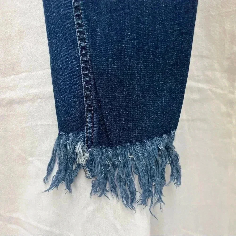 Free People Great Heights Frayed Skinny Jeans. - Picture 5 of 8